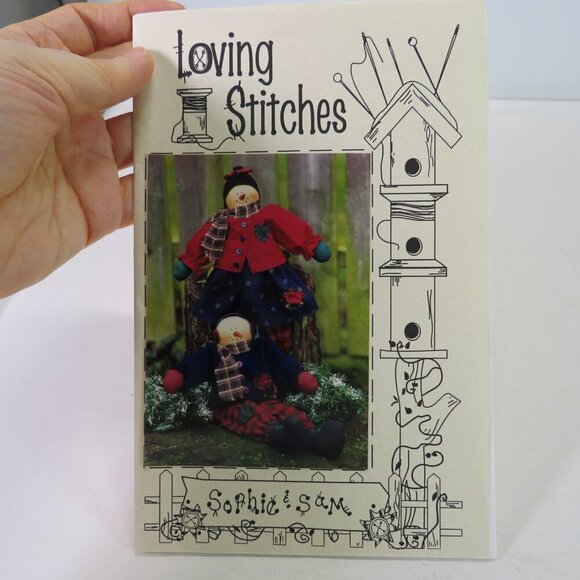 Loving Stitches Snowman 15" Doll Sewing Pattern - Picture 2 of 5